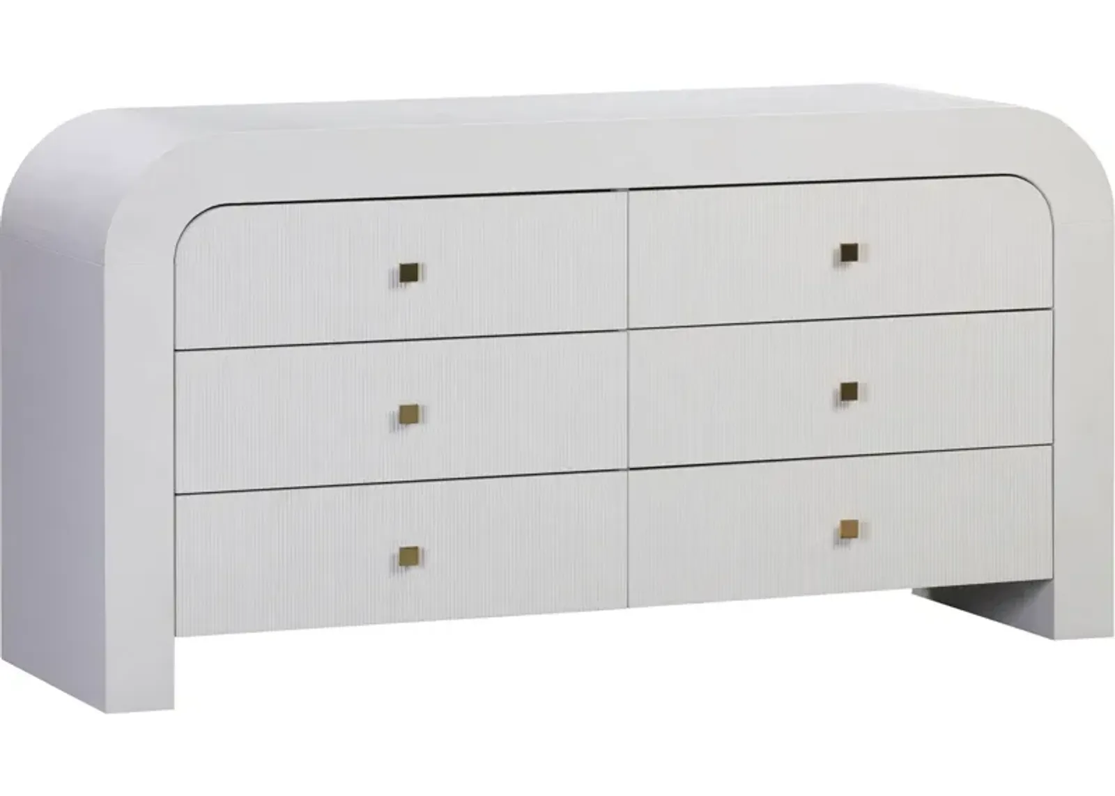 Laverne 6-Drawer Dresser - White