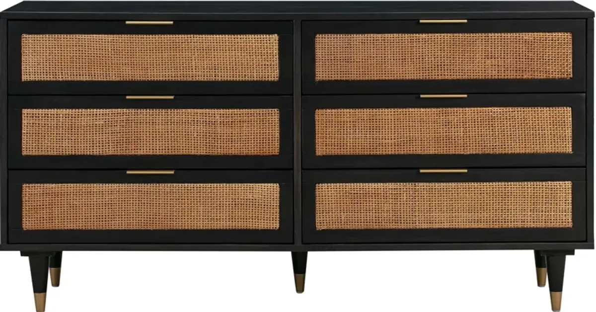 Almos 6-Drawer Dresser