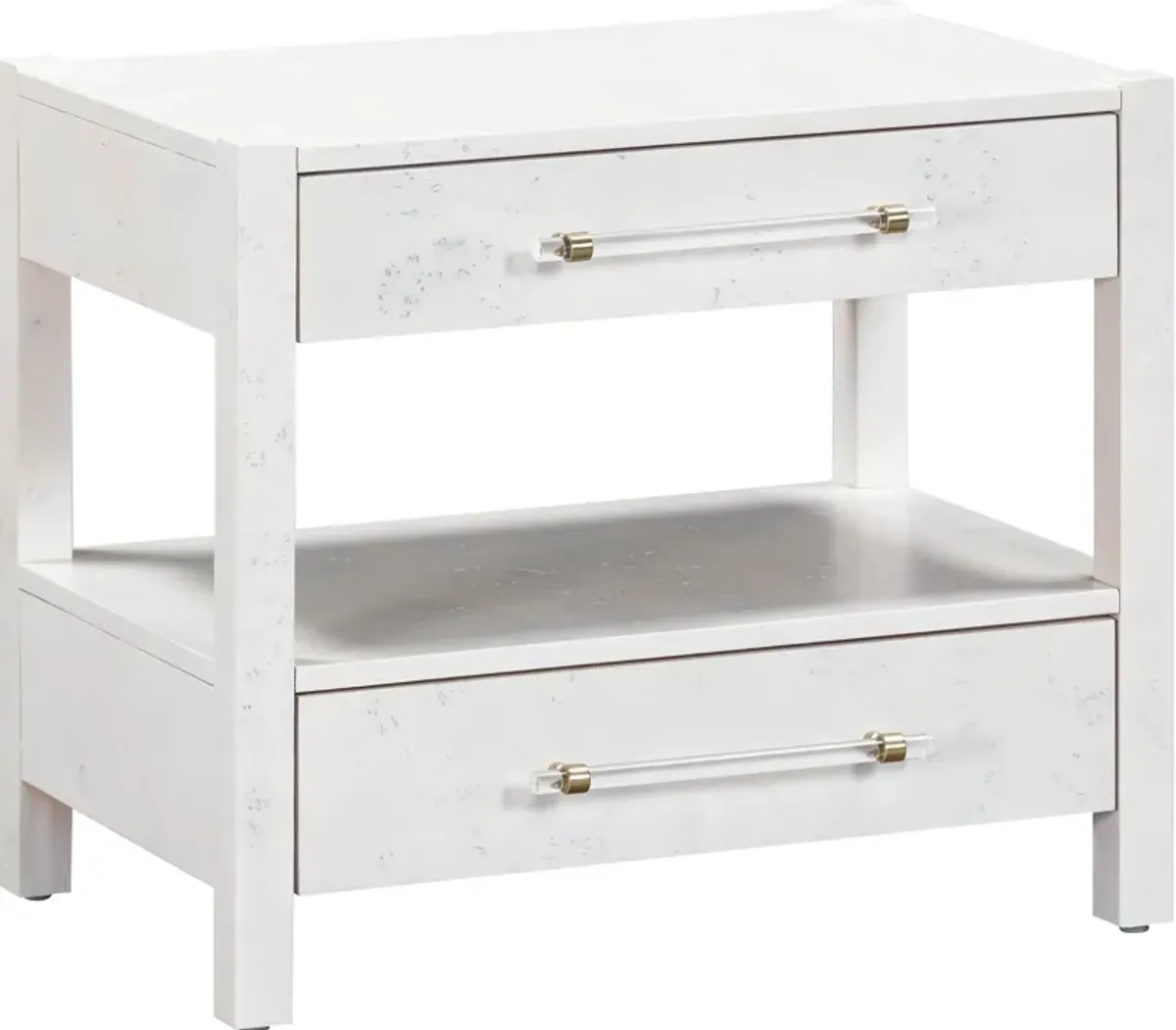 Josiah 2-Drawer Nightstand - White