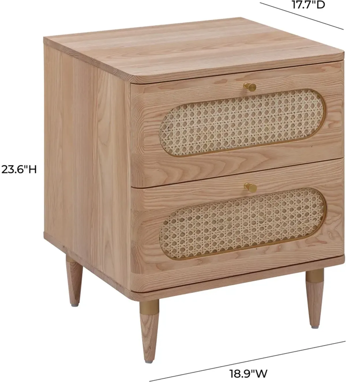 Tonna 2-Drawer Nightstand