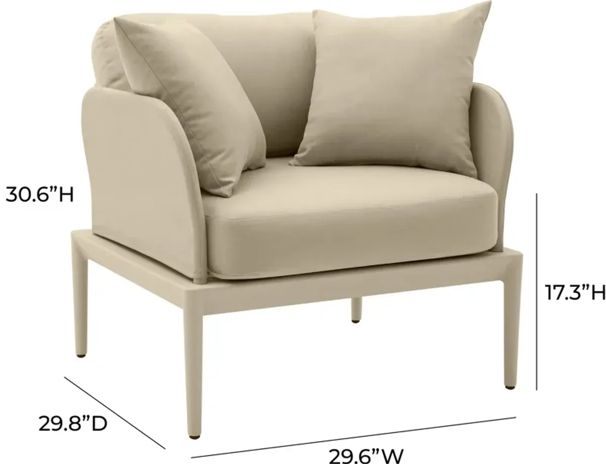 Vancouver Outdoor Lounge Chair - Taupe