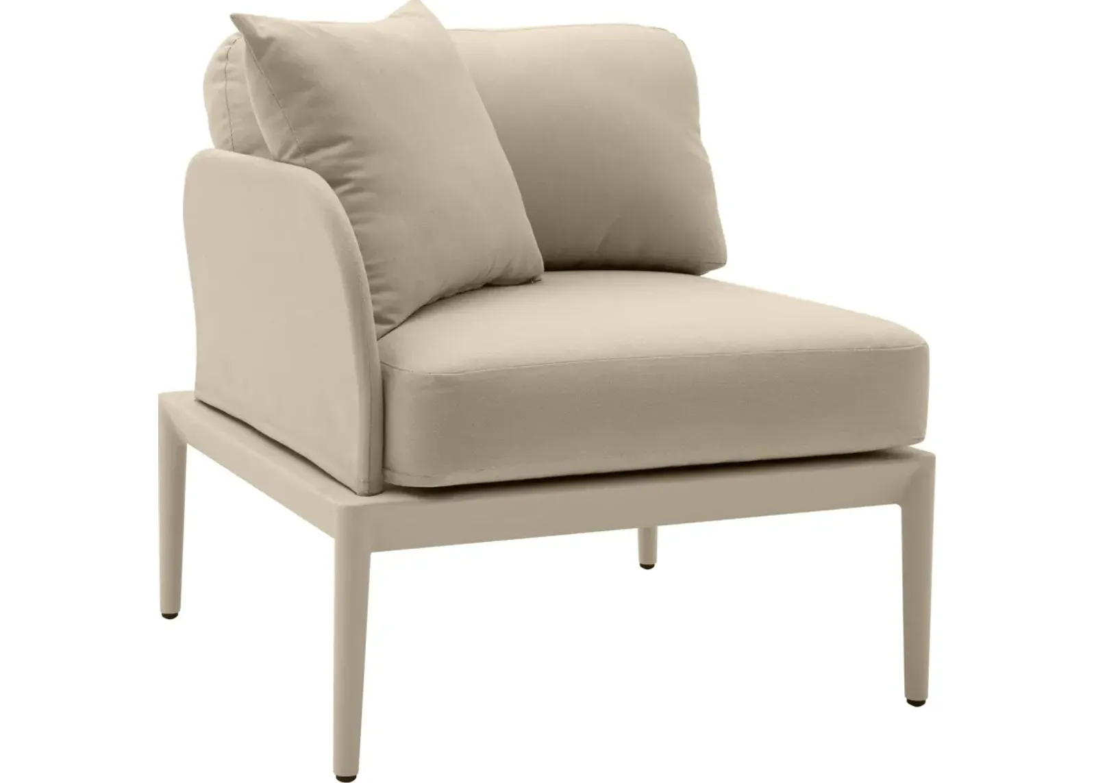 Vancouver Outdoor Left Arm Facing Chair - Taupe