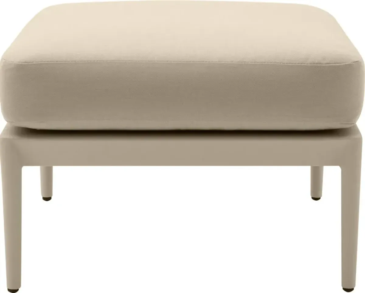 Vancouver Outdoor Ottoman - Taupe