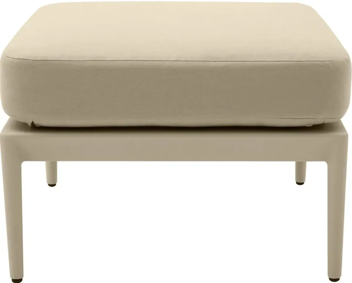 Vancouver Outdoor Ottoman - Taupe