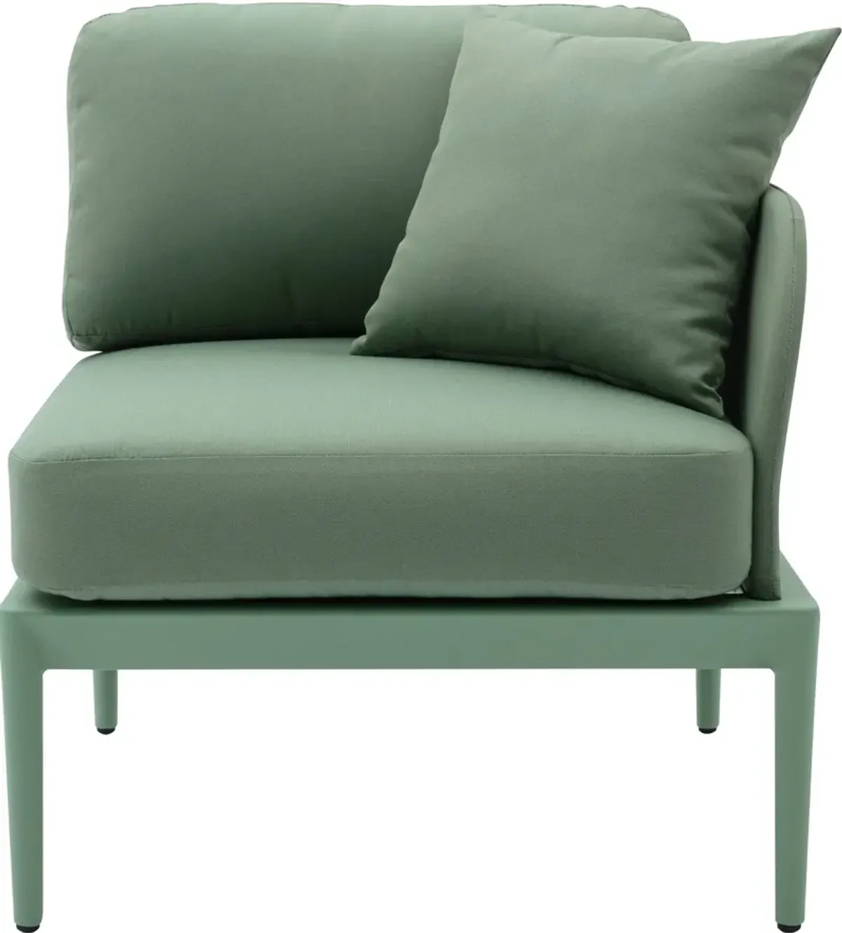 Vancouver Outdoor Right Arm Facing Chair  - Green