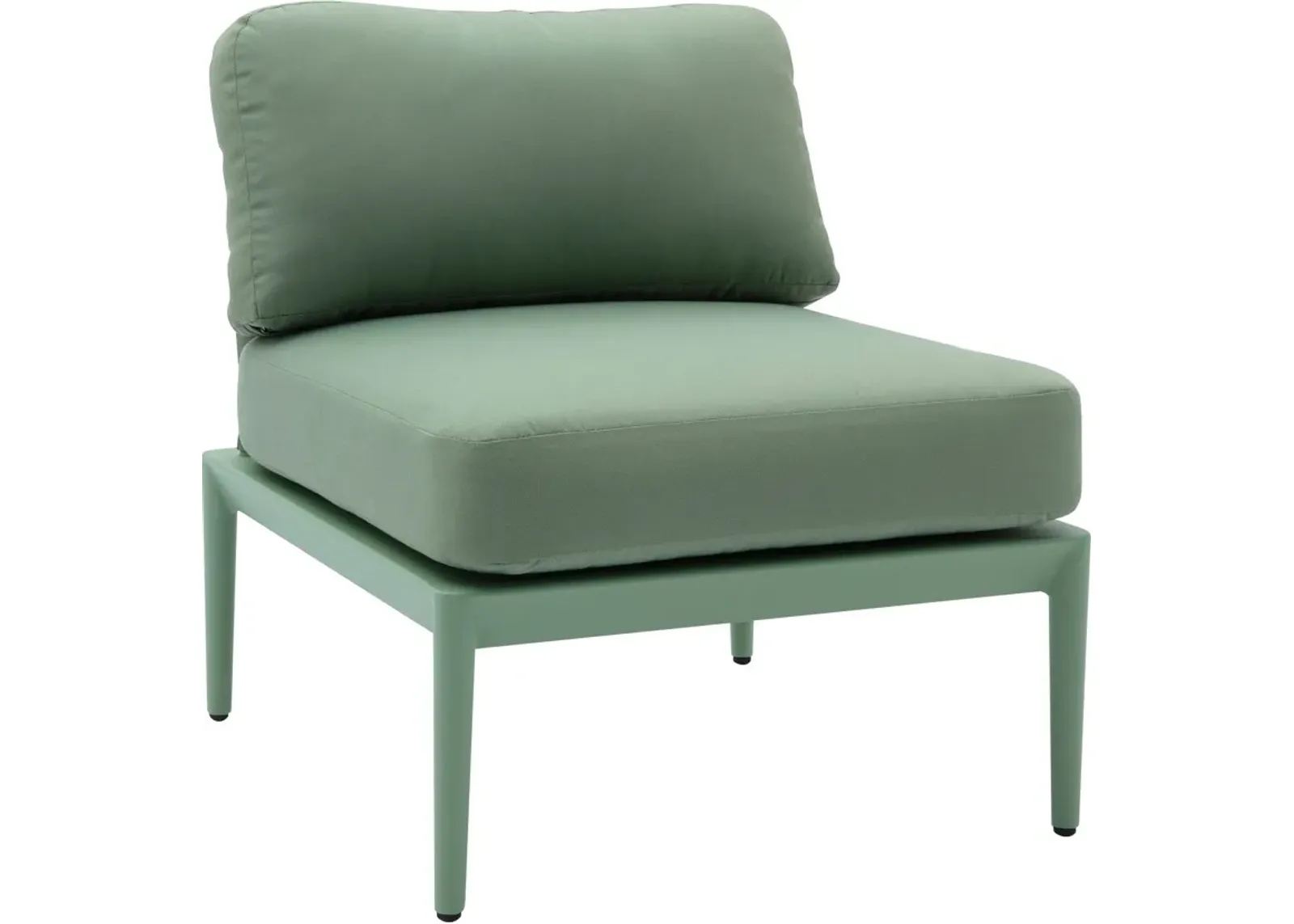 Vancouver Outdoor Armless Chair - Green