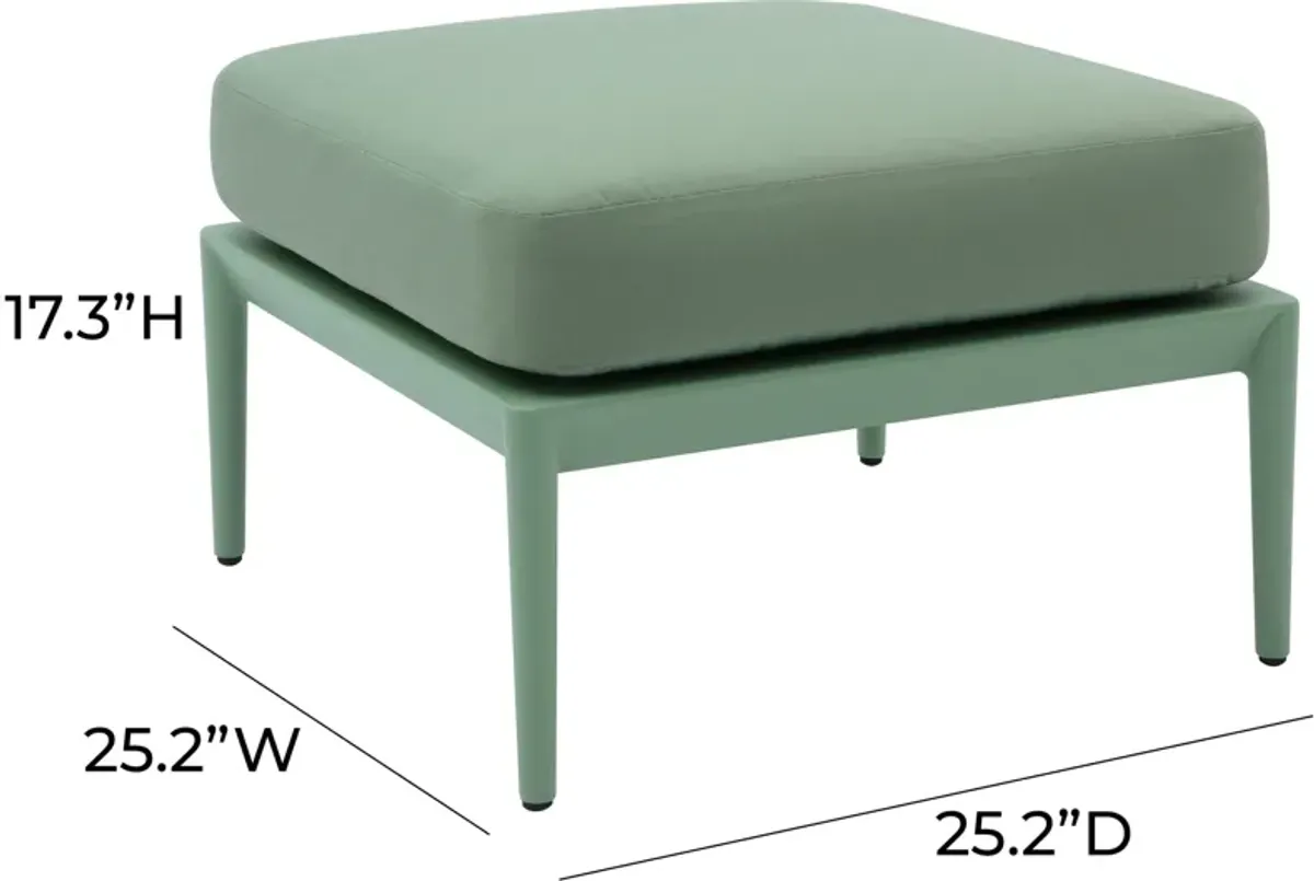 Vancouver Outdoor Ottoman - Green