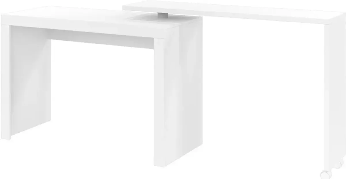 Vigo Swivel Nested Desk - White