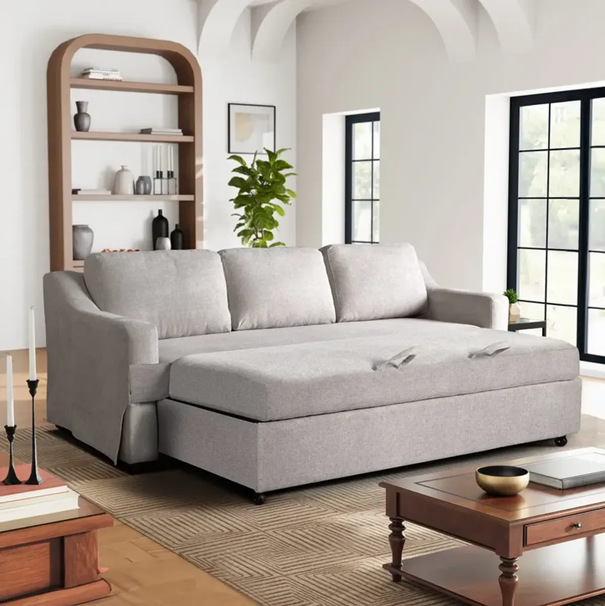 Serta Linwood Full Convertible Sofa Bed