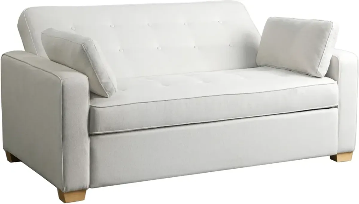 Serta Westly Queen Convertible Sofa Bed - Cream