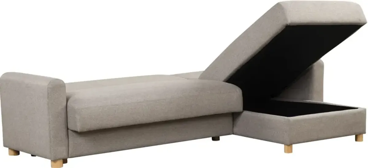 Serta Haleigh Convertible Sleeper Sectional with Modular Chaise