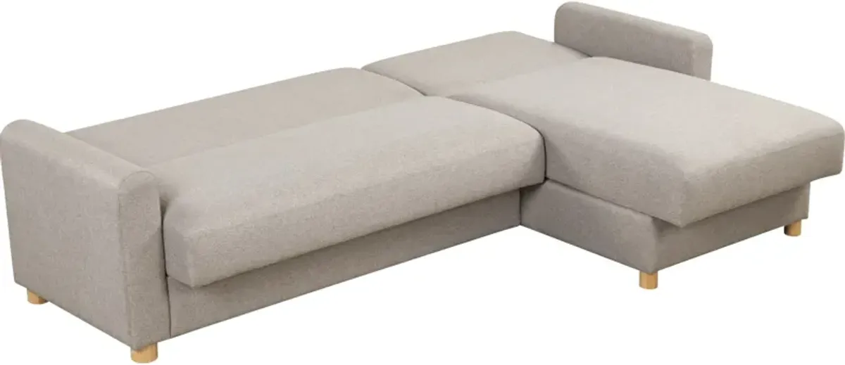 Serta Haleigh Convertible Sleeper Sectional with Modular Chaise