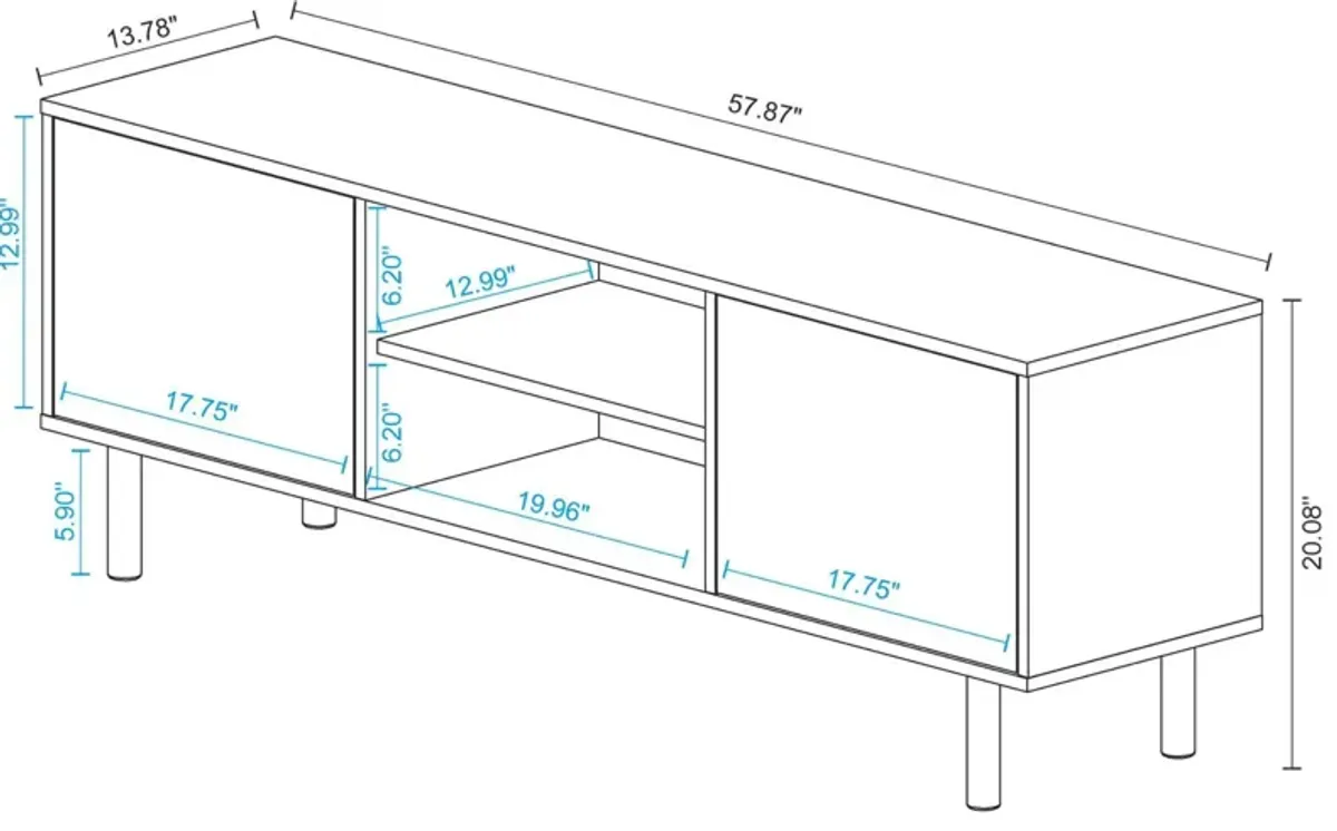 Sheri 58" TV Stand