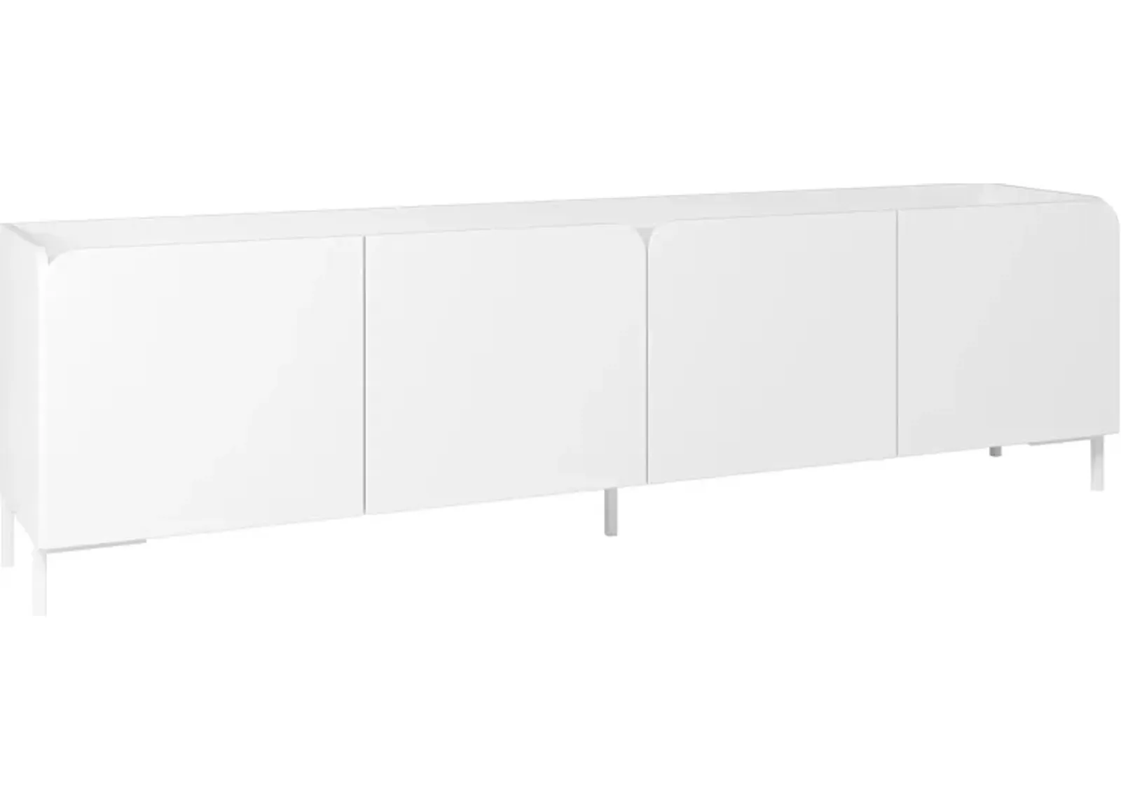 Duane 71" TV Stand - White