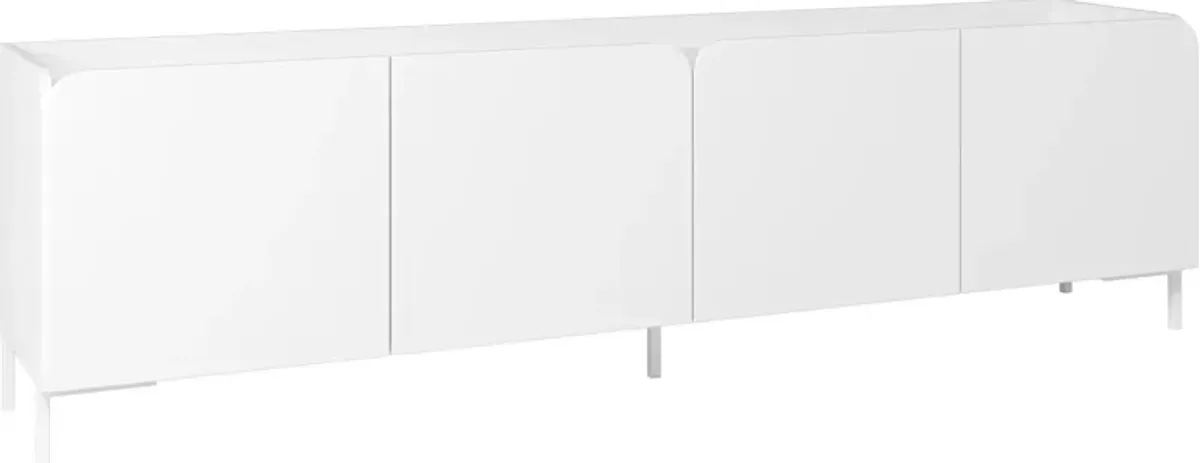 Duane 71" TV Stand - White