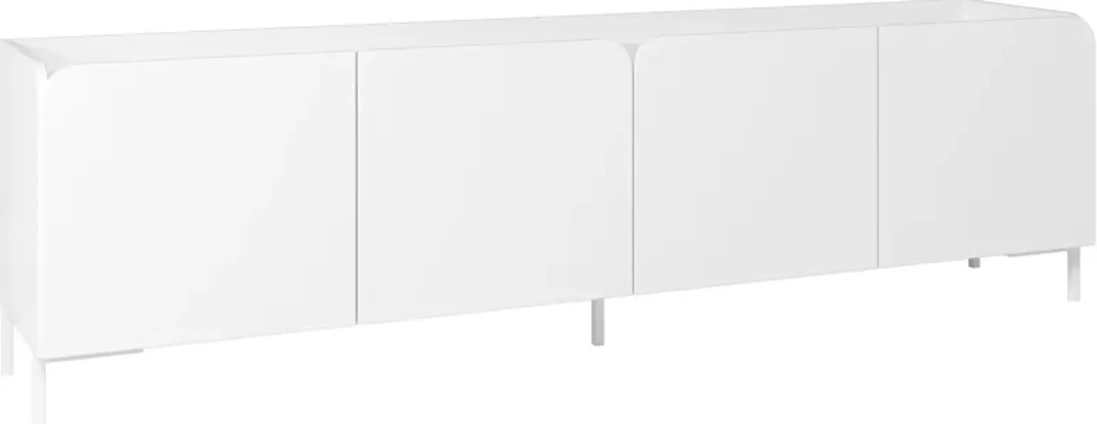 Duane 71" TV Stand - White