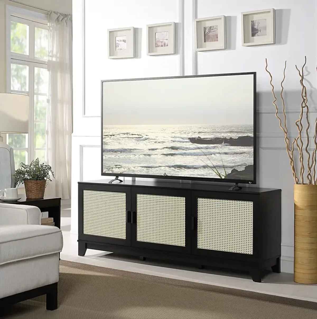 Kylian 63" TV Stand - Black