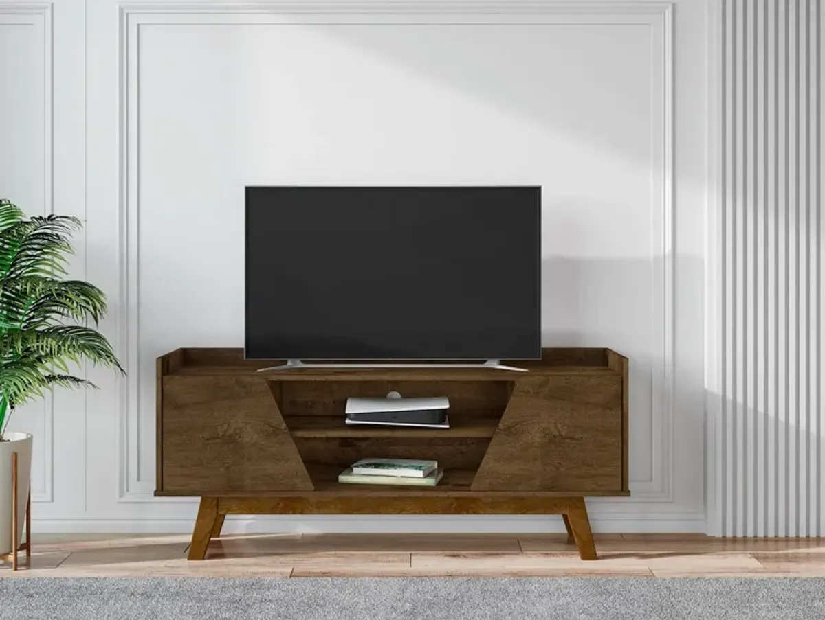 Bogardus 53" TV Stand -  Rustic Brown