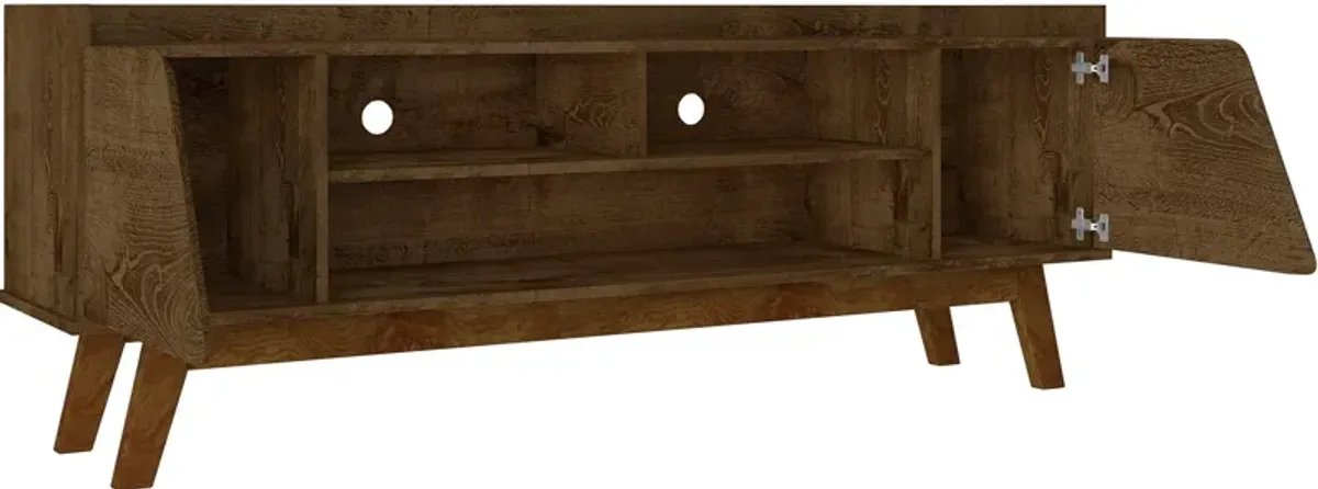 Bogardus 63" TV Stand -  Rustic Brown