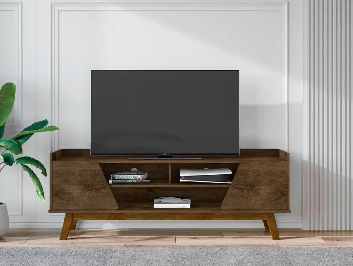 Bogardus 63" TV Stand -  Rustic Brown