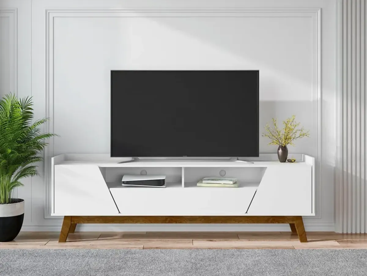 Bogardus 71" TV Stand - White