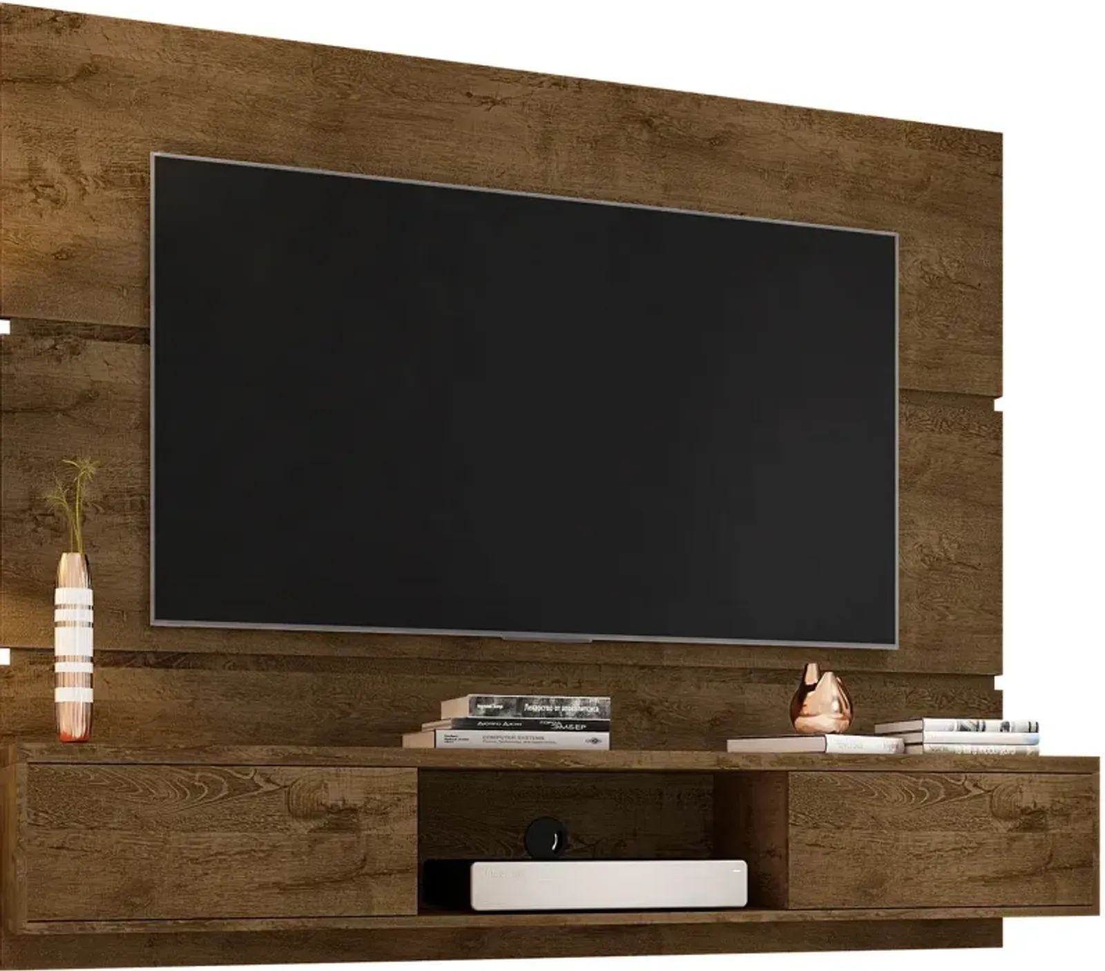 Plaza 63" Floating Entertainment Wall