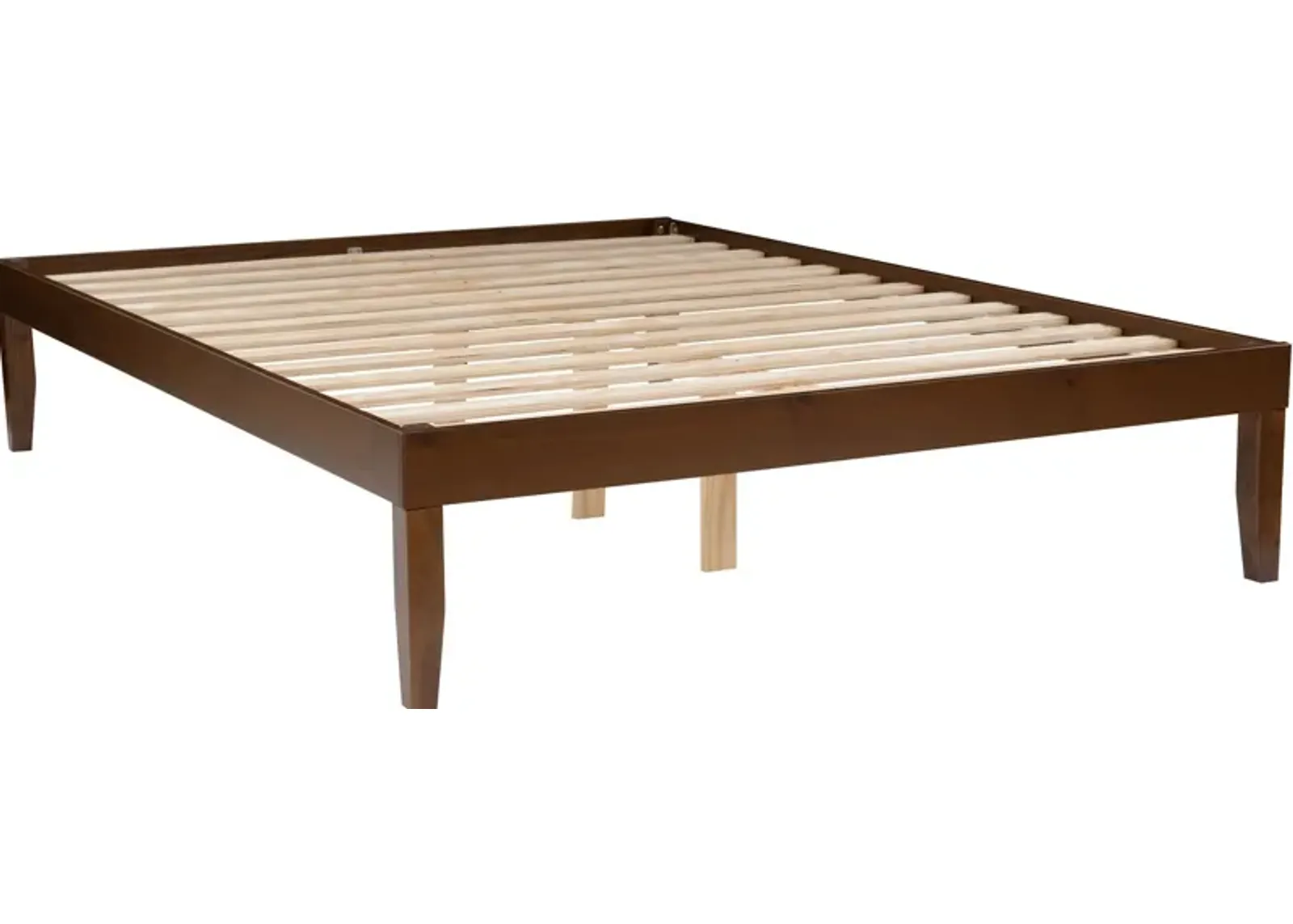 Elna Queen Platform Bed - Walnut