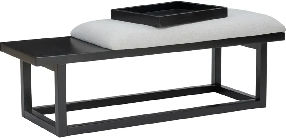 Francesco Bench - Black/Gray