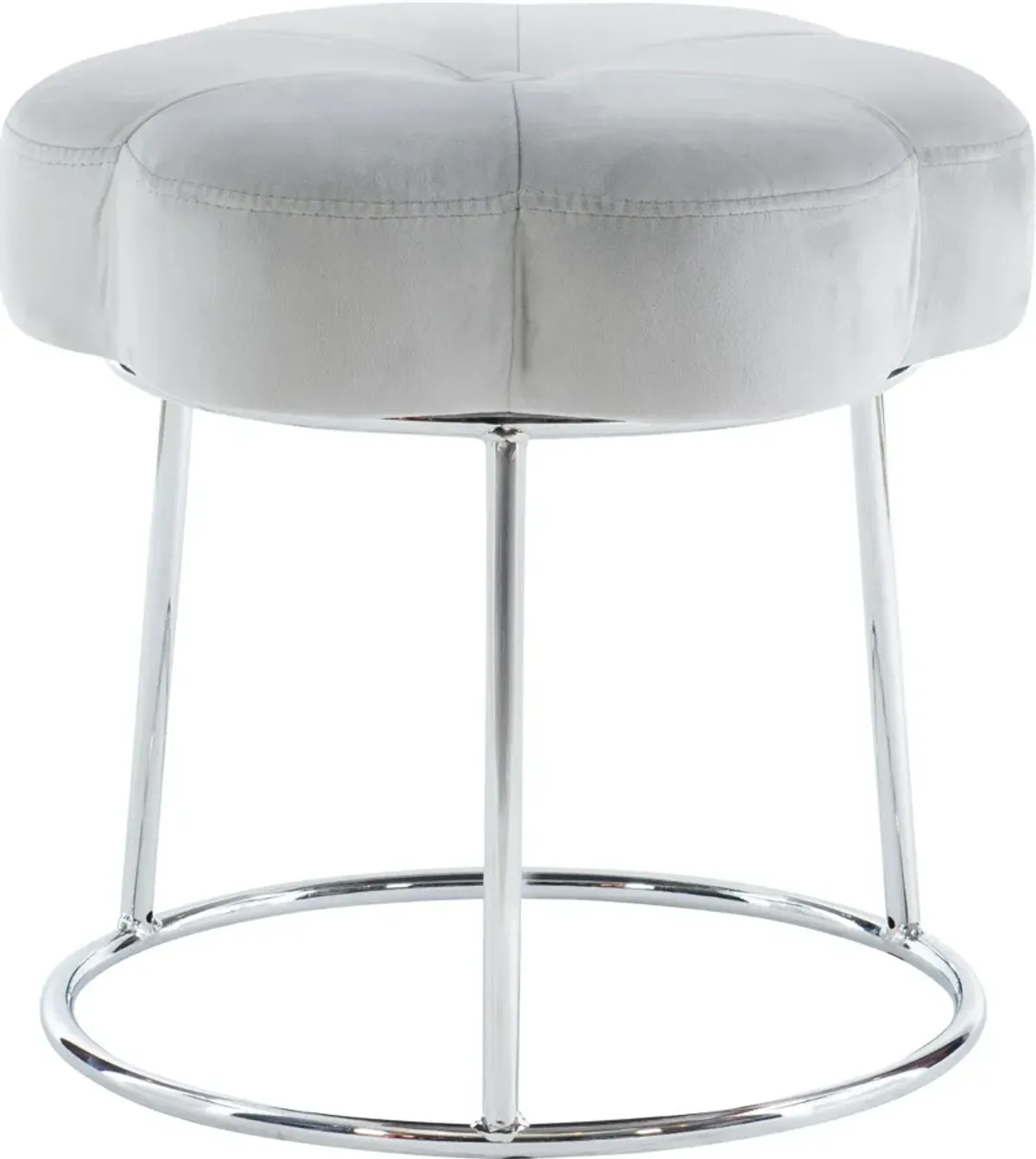 Dora Vanity Stool - Gray