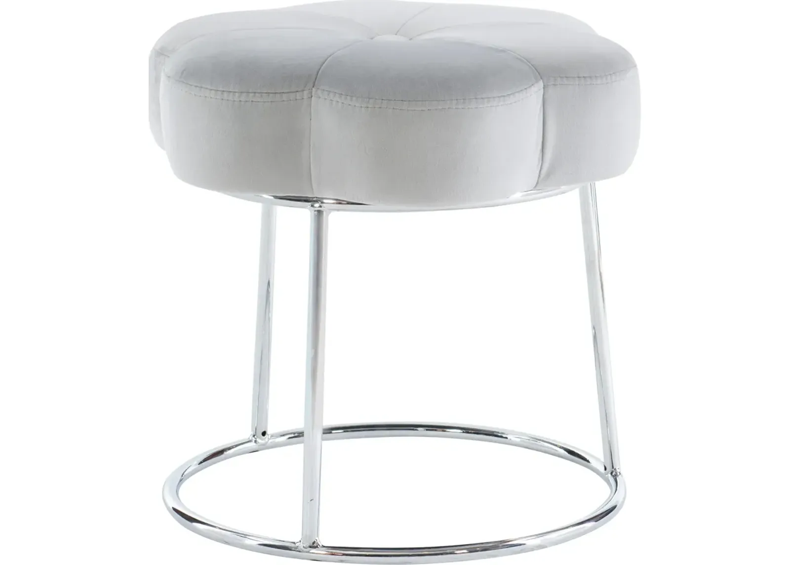 Dora Vanity Stool - Gray