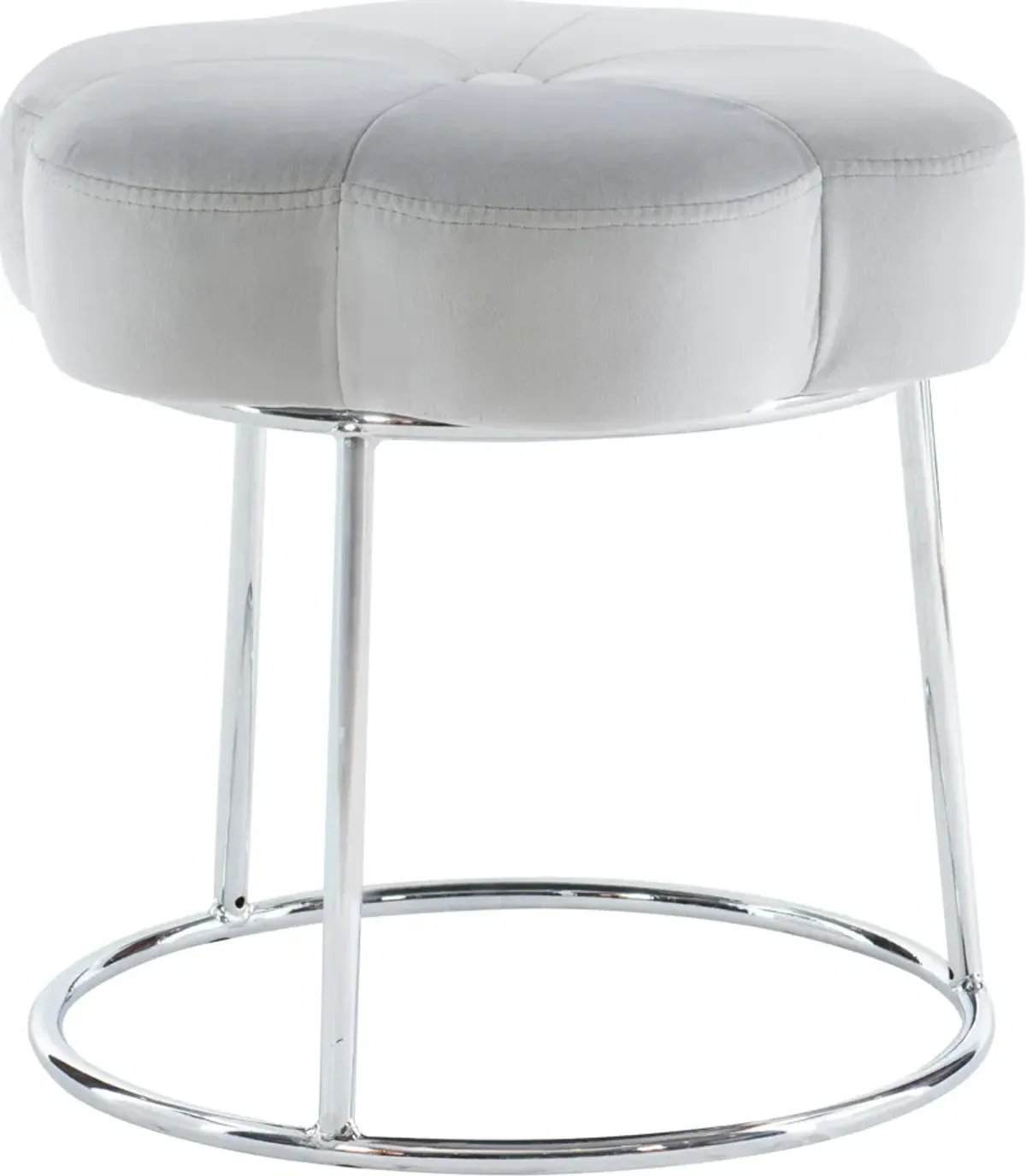 Dora Vanity Stool - Gray