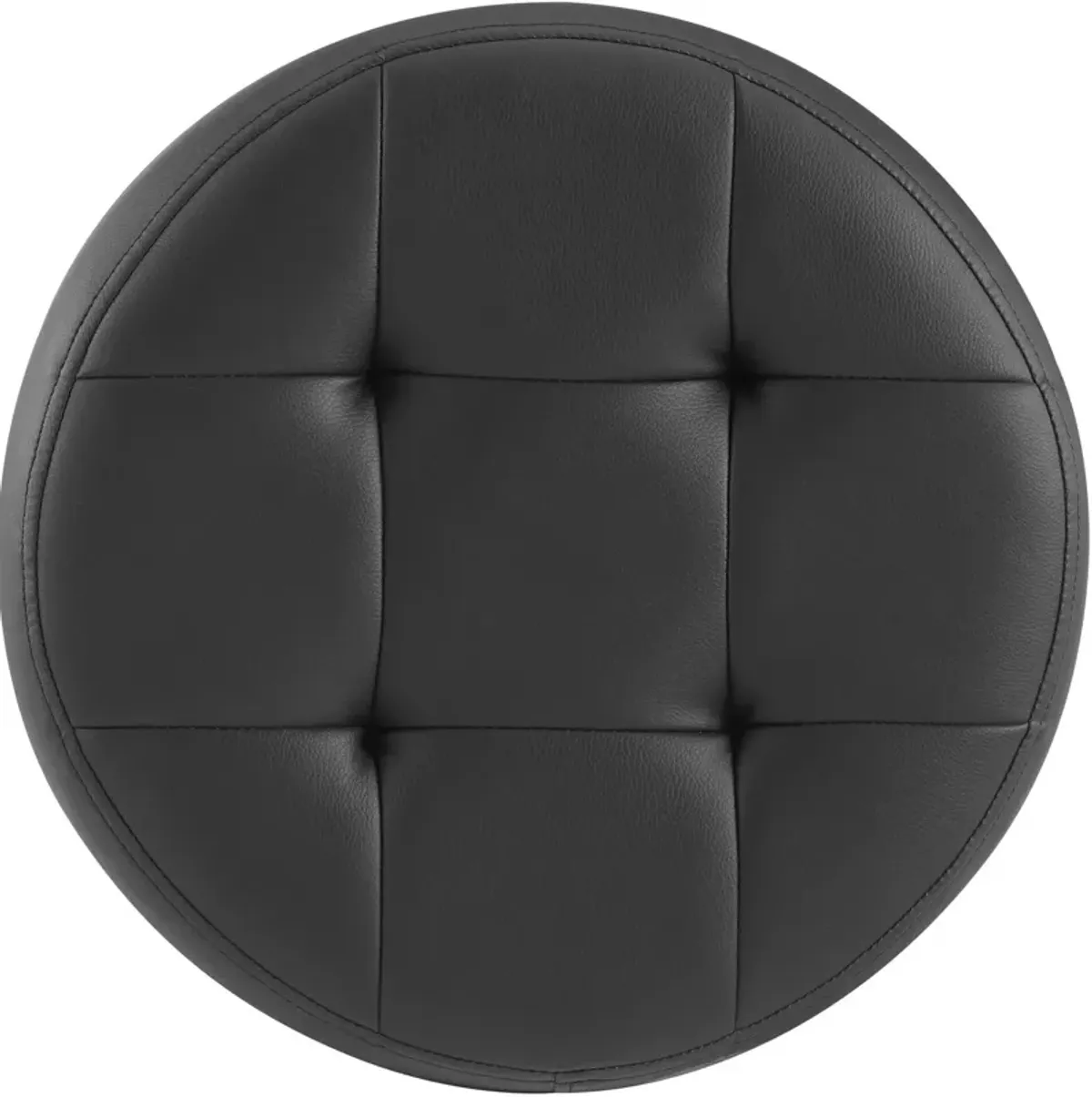 Trelis Swivel Ottoman - Black