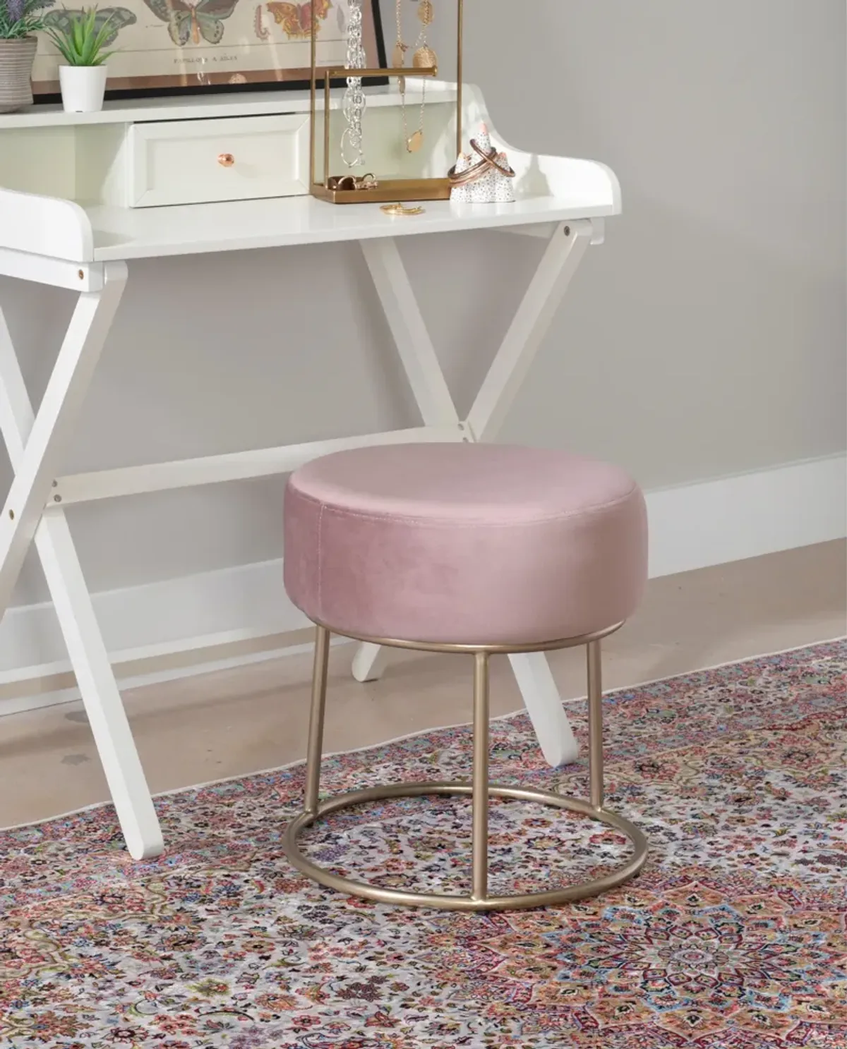 Elisa Stool - Pink