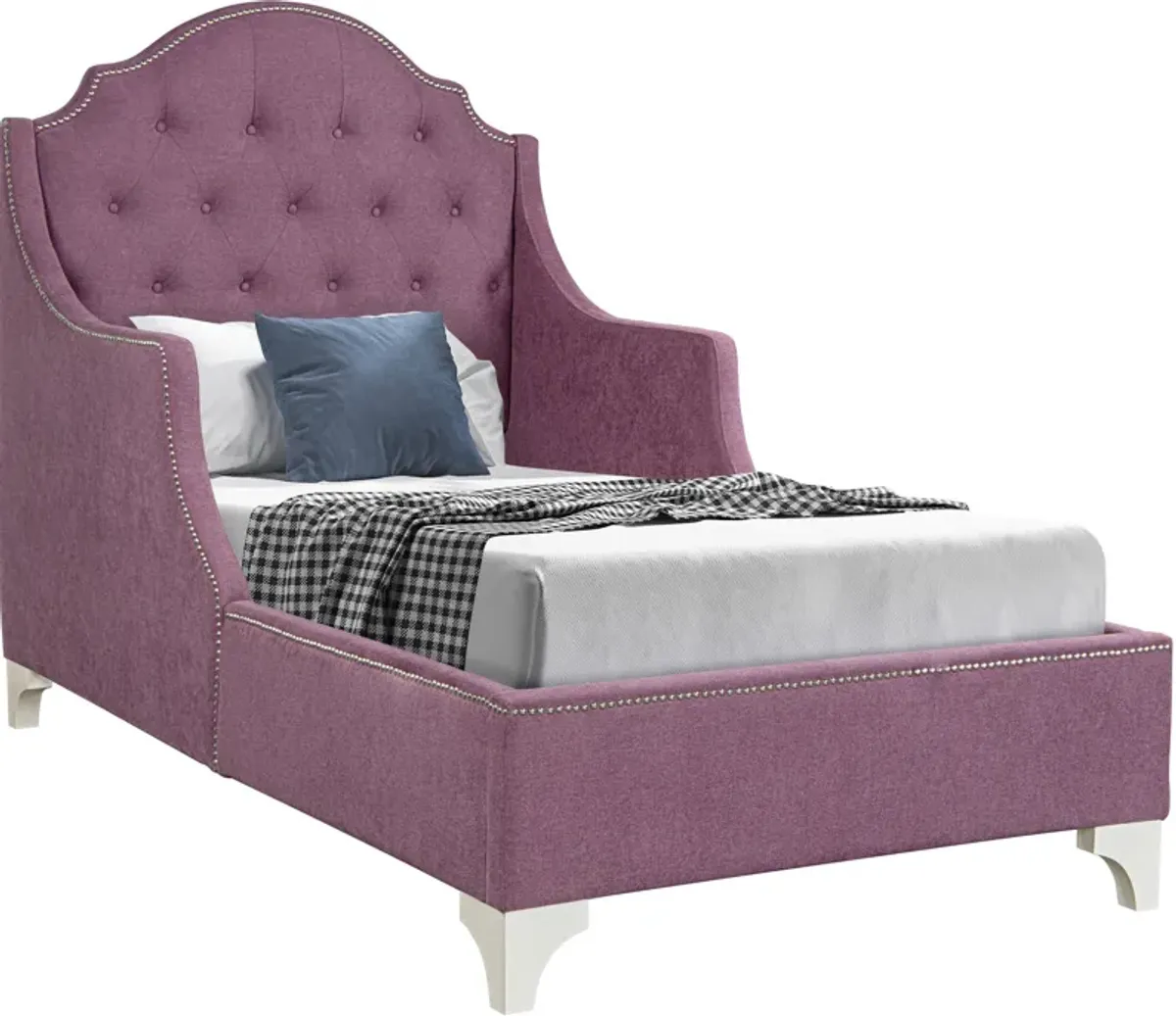 Wendella Twin Upholstered Platform Bed