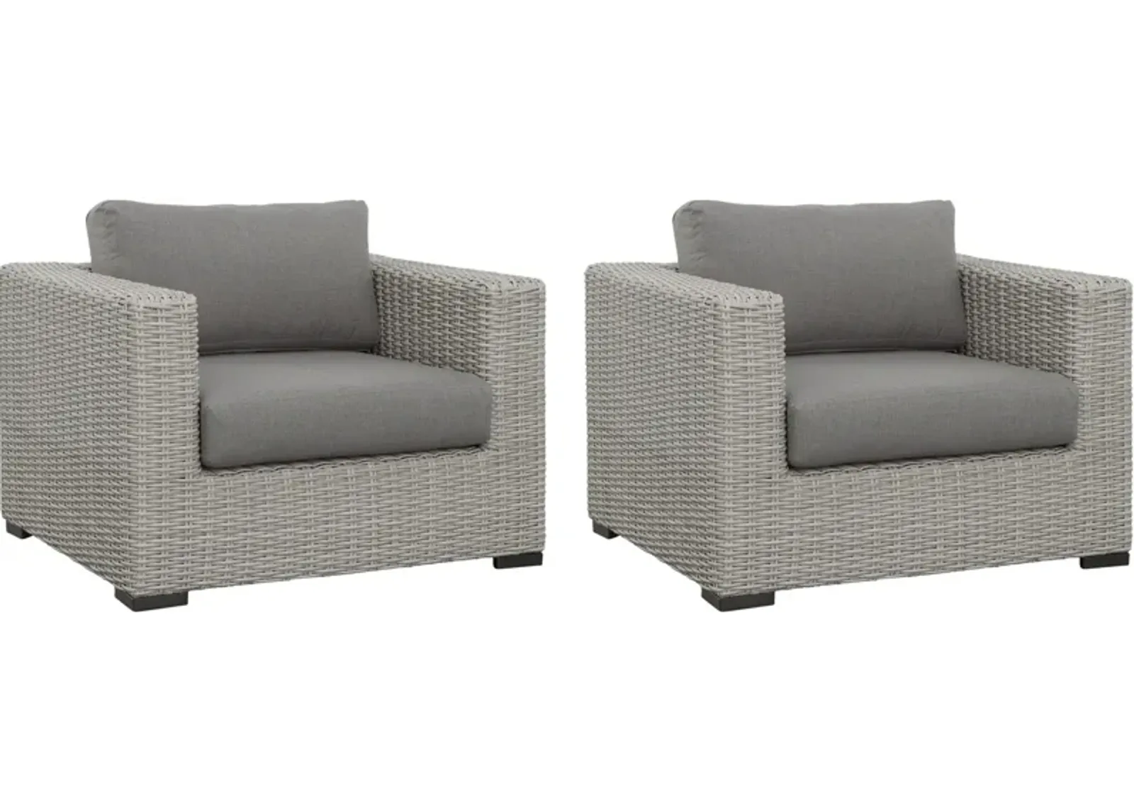 Outer Banks Outdoor Set of 2 Lounge Chairs