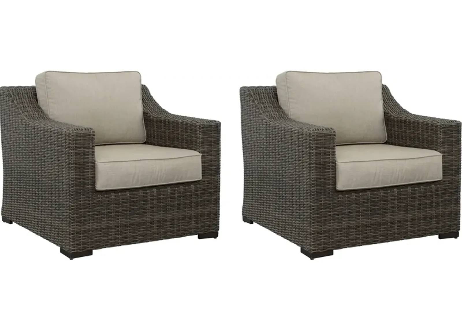 Bloomington Outdoor Set of 2 Lounge Chairs