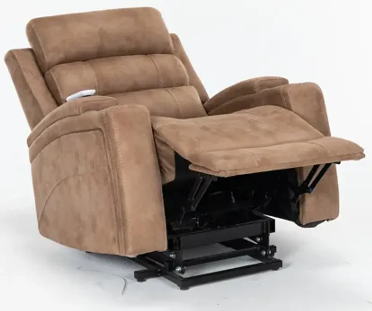 Newberry Power Lift Chair - Brown