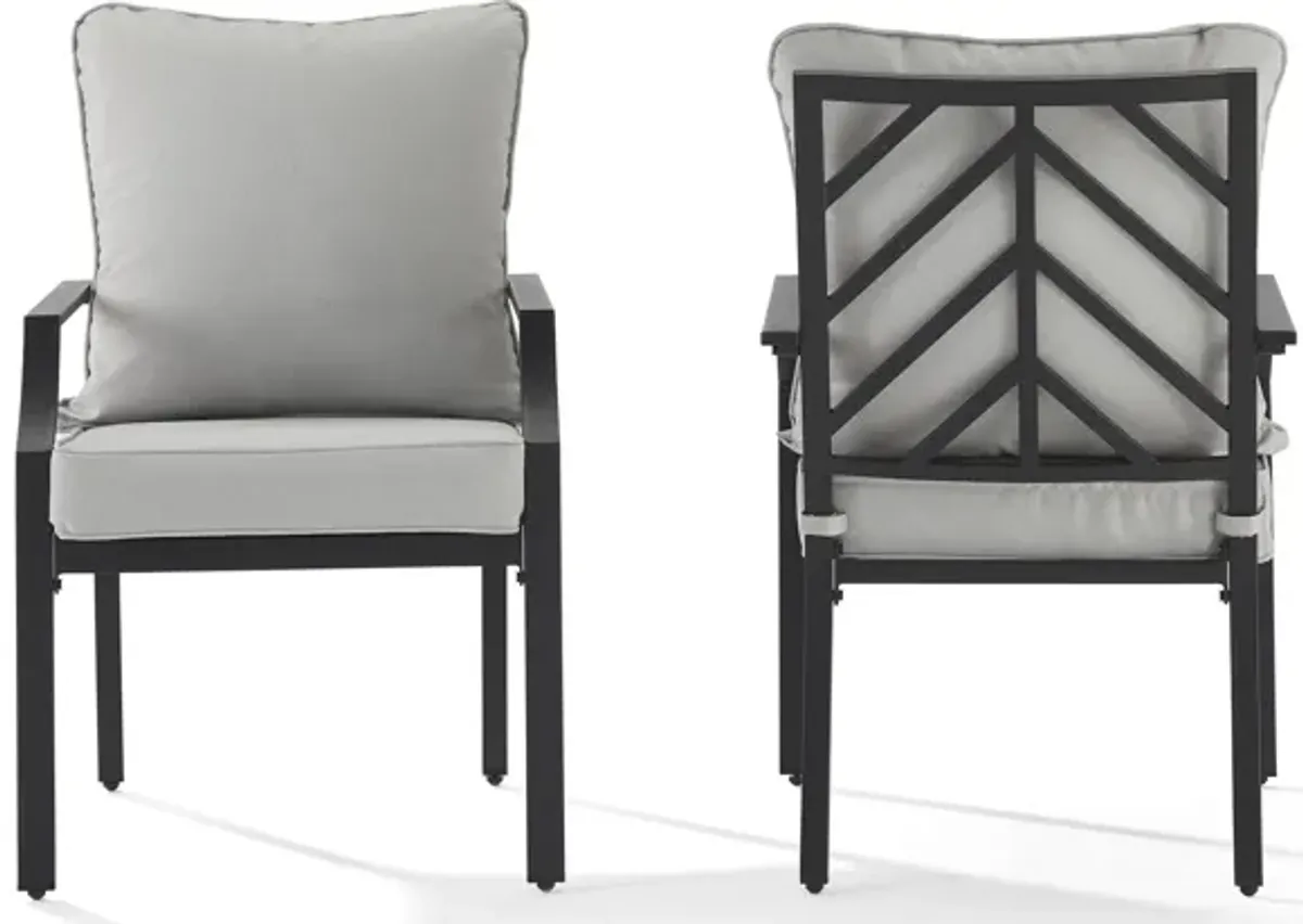 Boise Outdoor Set of 2 Dining Chairs