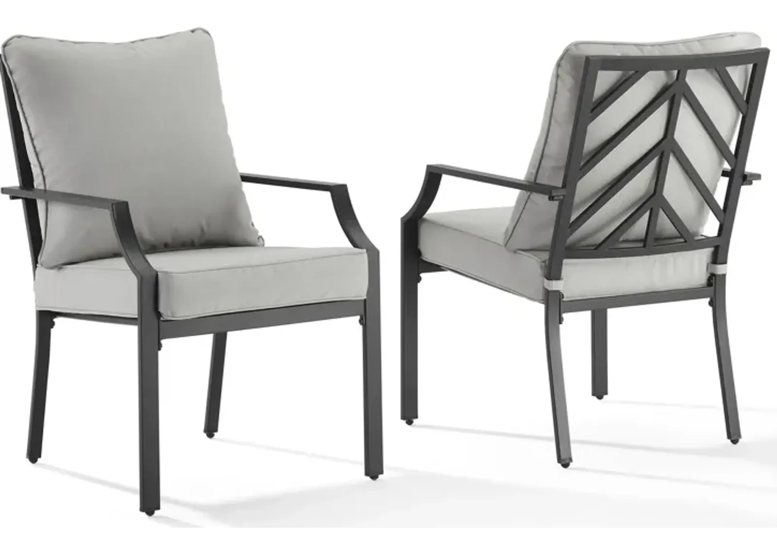 Boise Outdoor Set of 2 Dining Chairs