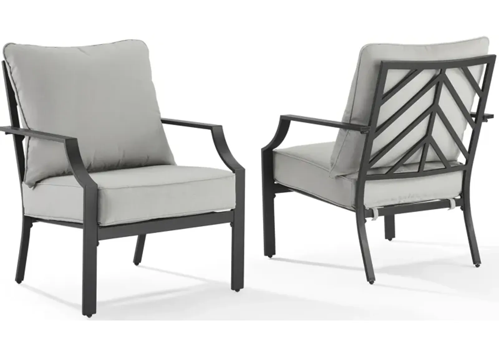 Boise Outdoor Set of 2 Lounge Chairs