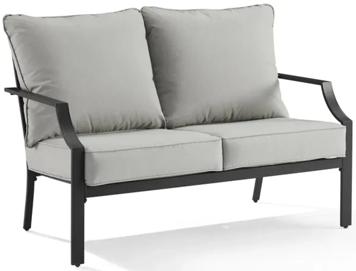 Boise Outdoor Loveseat and Coffee Table