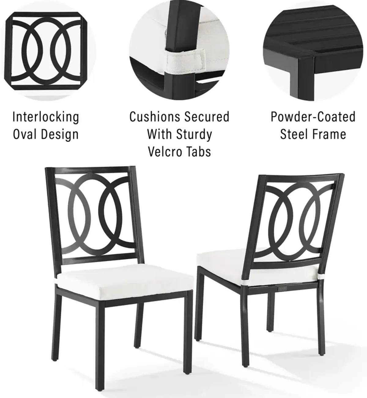 Whidbey Outdoor Set of 2 Dining Chairs