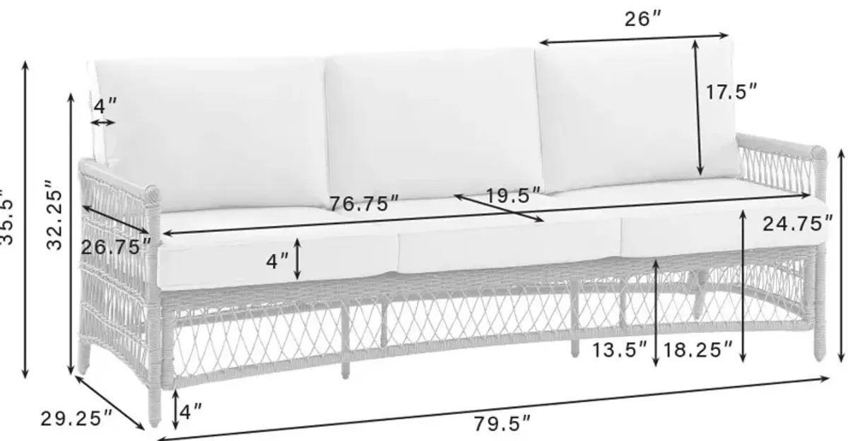 Lakeline Outdoor Sofa