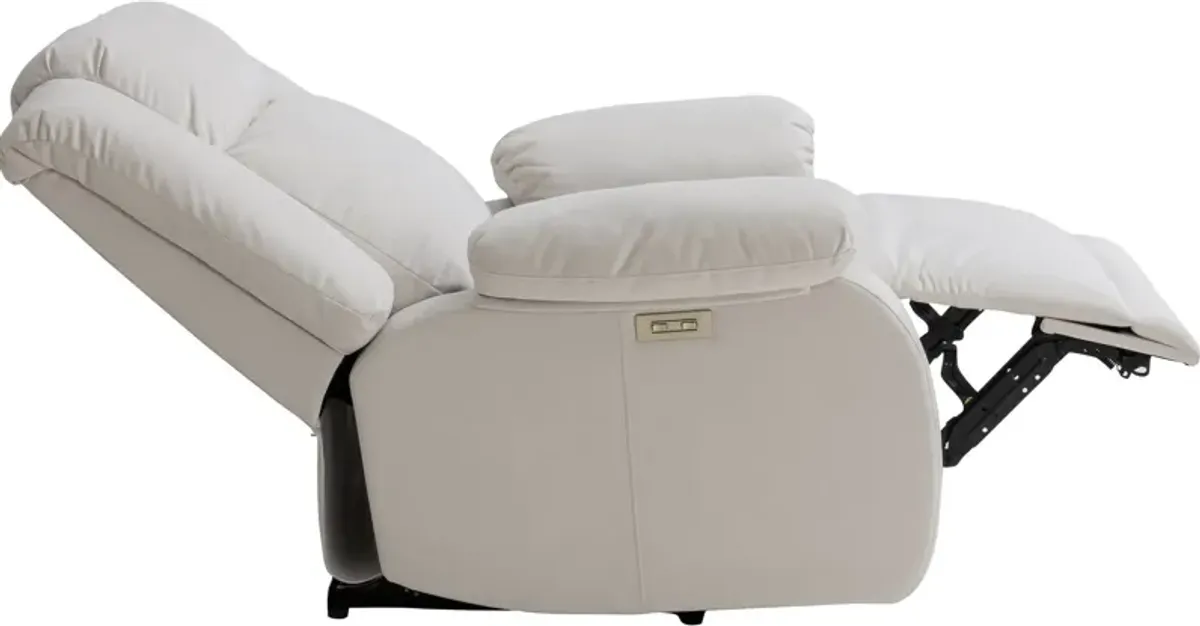 Jaxson Power Recliner - White