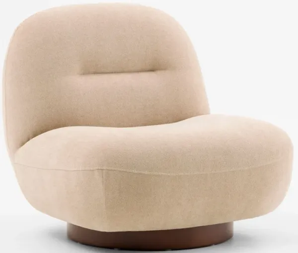 Elise Swivel Accent Chair - Sand