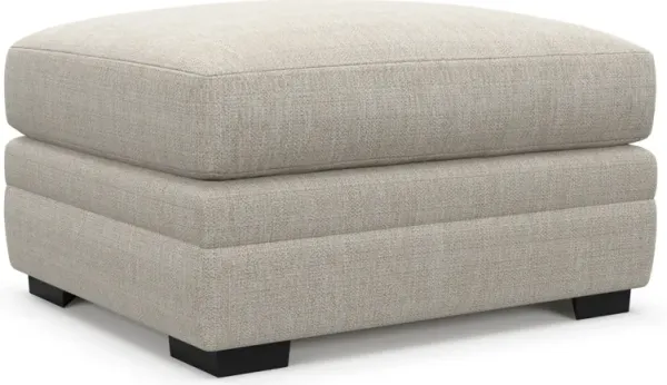 Winston Foam Comfort Ottoman - Mason Porcelain