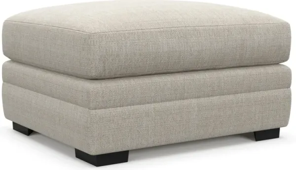 Winston Hybrid Comfort Ottoman - Mason Porcelain