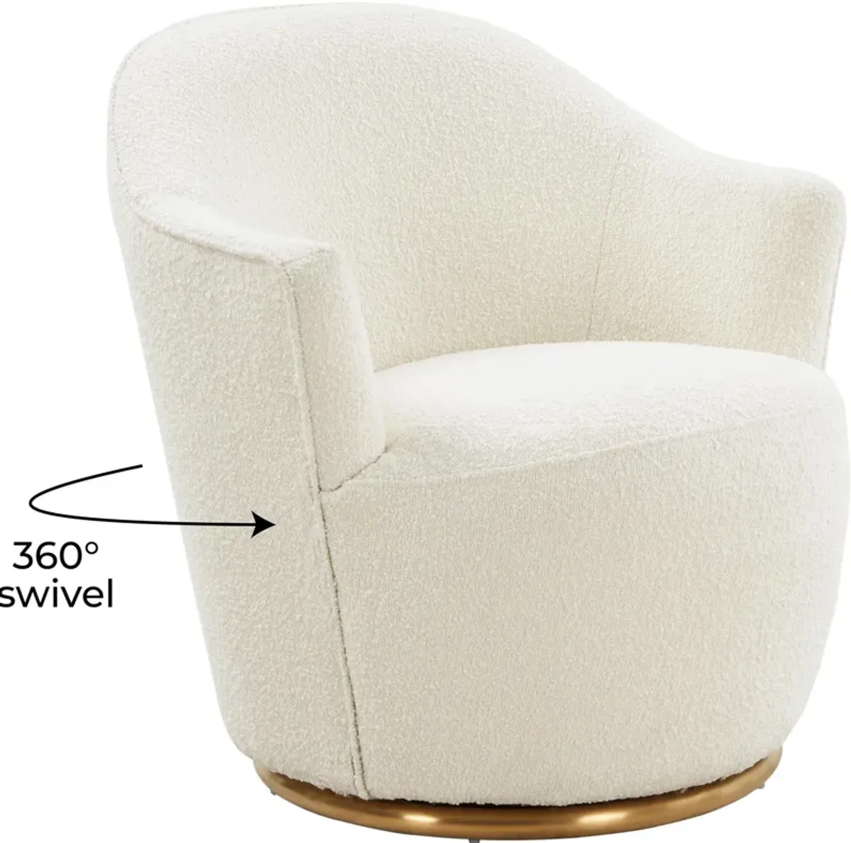 Wanda Swivel Accent Chair