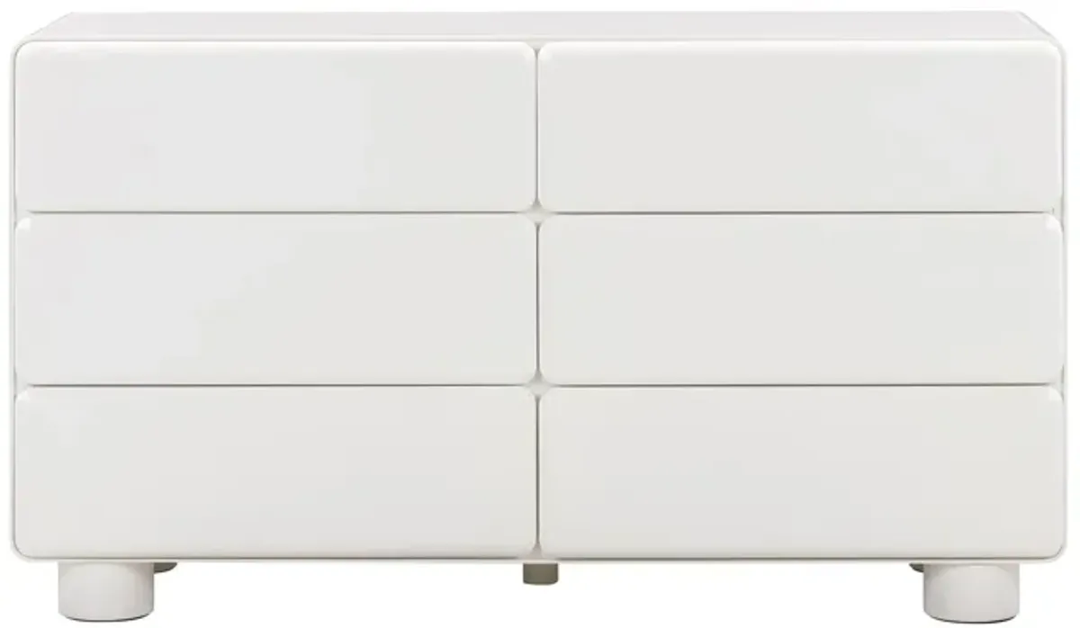 Tischa Dresser - White