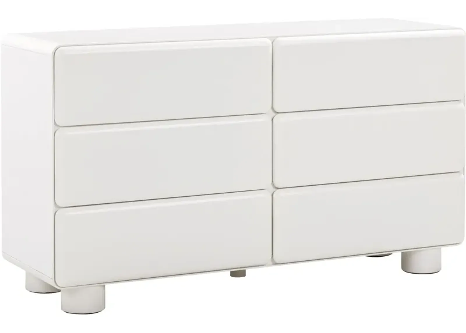 Tischa Dresser - White